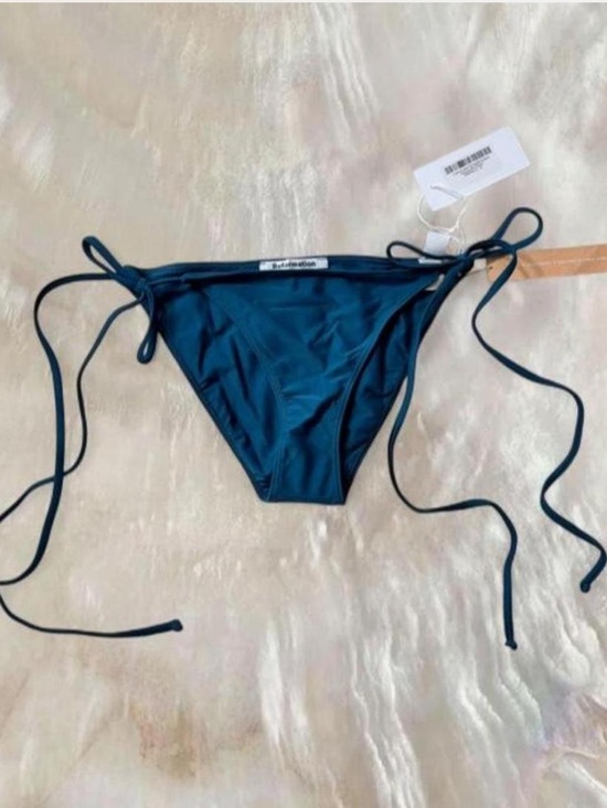 Reformation Other - BNWT Reformation Clemente Deep Teal Tie-Side Bikini Bottom